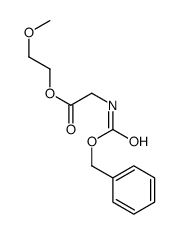 2-methoxyethyl 2-(phenylmethoxycarbonylamino)acetate Structure