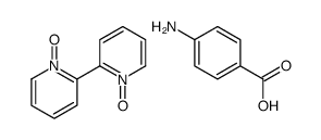 4-aminobenzoic acid,2-(1-oxidopyridin-2-ylidene)pyridin-1-ium 1-oxide Structure