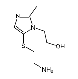 2-[5-(2-氨基-乙基磺酰基)-2-甲基-1-咪唑]-乙醇结构式