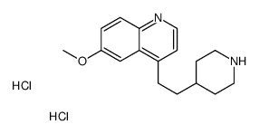 6-methoxy-4-(2-piperidin-4-ylethyl)quinoline,dihydrochloride结构式