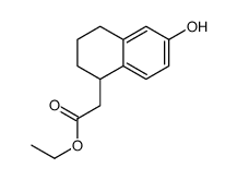 ethyl 2-(6-hydroxy-1,2,3,4-tetrahydronaphthalen-1-yl)acetate Structure