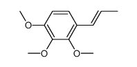 1,2,3-trimethoxy-4-[(E)-prop-1-enyl]benzene结构式