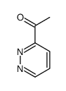 1-(3-Pyridazinyl)ethanone Structure