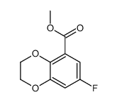 7-氟-2,3-二氢-1,4-苯并二噁英-5-羧酸甲酯结构式
