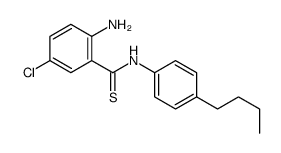 2-amino-N-(4-butylphenyl)-5-chlorobenzenecarbothioamide Structure