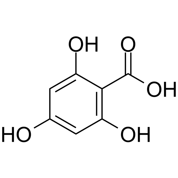 2,4,6-三羟基苯甲酸结构式