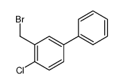 2-(bromomethyl)-1-chloro-4-phenylbenzene结构式