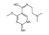 2-Amino-N-(2-(dimethylamino)ethyl)-4-methoxy-5-pyrimidinecarboxamide Structure
