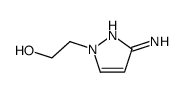 2-(4-氨基-1H-吡唑-1-基)乙醇结构式