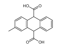 2-methyl-9,10-dihydroanthracene-9,10-dicarboxylic acid结构式