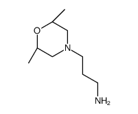3-[(2R*,6S*)-2,6-dimethyl-4-morpholinyl]-1-propanamine(SALTDATA: FREE)结构式