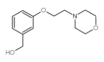 [3-(2-吗啉乙氧基)苯基]甲醇结构式