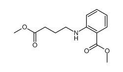 N-(3-methoxycarbonyl-propyl)-anthranilic acid methyl ester结构式