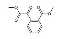 methyl ortho-[(methoxycarbonyl)carbonyl]benzoate结构式