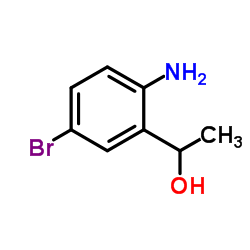1-(2-Amino-5-bromophenyl)ethanol Structure