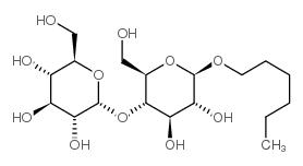 己基-β-D-麦芽糖苷结构式