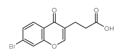 6-溴色酮-3-丙酸结构式