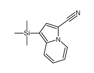 1-trimethylsilylindolizine-3-carbonitrile结构式
