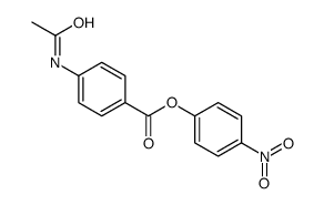 (4-nitrophenyl) 4-acetamidobenzoate结构式
