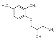 1-AMINO-3-(2,4-DIMETHYL-PHENOXY)-PROPAN-2-OL结构式