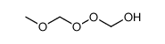 methoxymethylhydroxymethylperoxide结构式