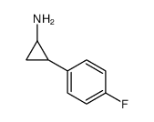 2-(4-fluorophenyl)cyclopropanamine hydrochloride structure