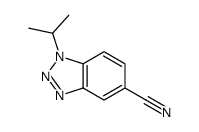 1-ISOPROPYL-1H-BENZO[D][1,2,3]TRIAZOLE-5-CARBONITRILE Structure
