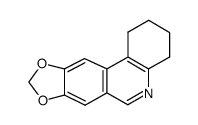 1,2,3,4-tetrahydro-[1,3]dioxolo[4,5-j]phenanthridine结构式