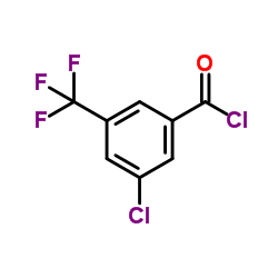 3-氯-5-(三氟甲基)苯甲酰氯结构式