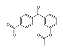 3-ACETOXY-4'-NITROBENZOPHENONE结构式