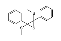 2,3-bis(methylsulfanyl)-2,3-diphenylthiirane结构式