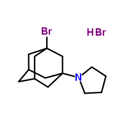 1-(3-Bromoadamantan-1-yl)pyrrolidine hydrobromide (1:1)结构式