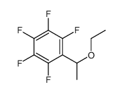 1-(1-ethoxyethyl)-2,3,4,5,6-pentafluorobenzene结构式