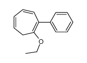 1-ethoxy-2-phenylcyclohepta-1,3,5-triene结构式