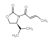 (n-crotonyl)-(4s)-isopropyl-2-oxazolidinone Structure