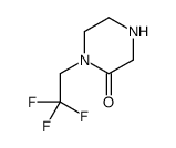 1-(2,2,2-trifluoroethyl)piperazin-2-one Structure