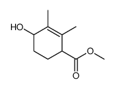methyl 4-hydroxy-2,3-dimethylcyclohex-2-ene-1-carboxylate结构式
