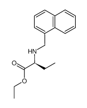ethyl (S)-(+)-2-<(naphthalen-1-ylmethyl)amino>butanoate Structure