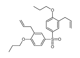 2-prop-2-enyl-4-(3-prop-2-enyl-4-propoxyphenyl)sulfonyl-1-propoxybenzene Structure