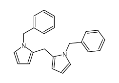 1-benzyl-2-[(1-benzylpyrrol-2-yl)methyl]pyrrole Structure