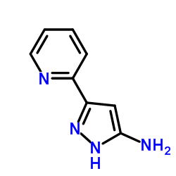 5-氨基-3-(2-吡啶基))-1H-吡唑结构式