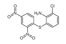 2-chloro-6-(2,4-dinitrophenyl)sulfanylaniline Structure