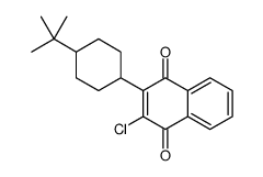 2-(4-tert-butylcyclohexyl)-3-chloronaphthalene-1,4-dione Structure