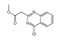 2-(4-氯喹唑啉-2-基)乙酸甲酯结构式