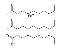 Decanoic acid, iron(3+) salt, basic structure