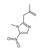 1-methyl-2-(2-methylprop-2-enyl)-5-nitroimidazole Structure