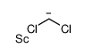 dichloromethane,scandium Structure
