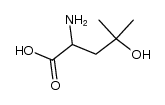 2-amino-4-hydroxy-4-methylpentanoic acid Structure