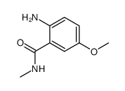 2-amino-5-methoxy-N-methylbenzamide结构式