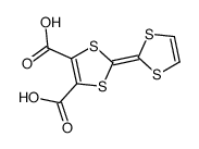 2-(1,3-dithiol-2-ylidene)-1,3-dithiole-4,5-dicarboxylic acid Structure